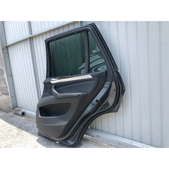 Puerta Trasera Derecha Bmw X5 Del 2007 2008 2009 2010 2011 2012 2013 Trasera Derecho Gris Oscuro