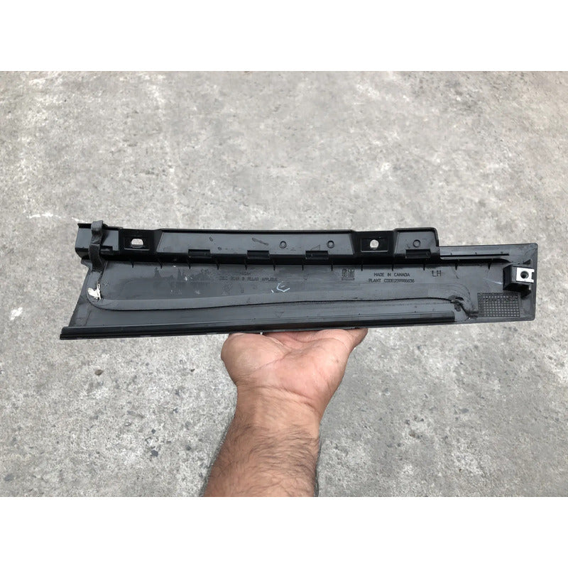 Moldura De Marco Puerta Trasera Izquierda para Chevrolet Cruze 2016, 2017, 2018 Negro