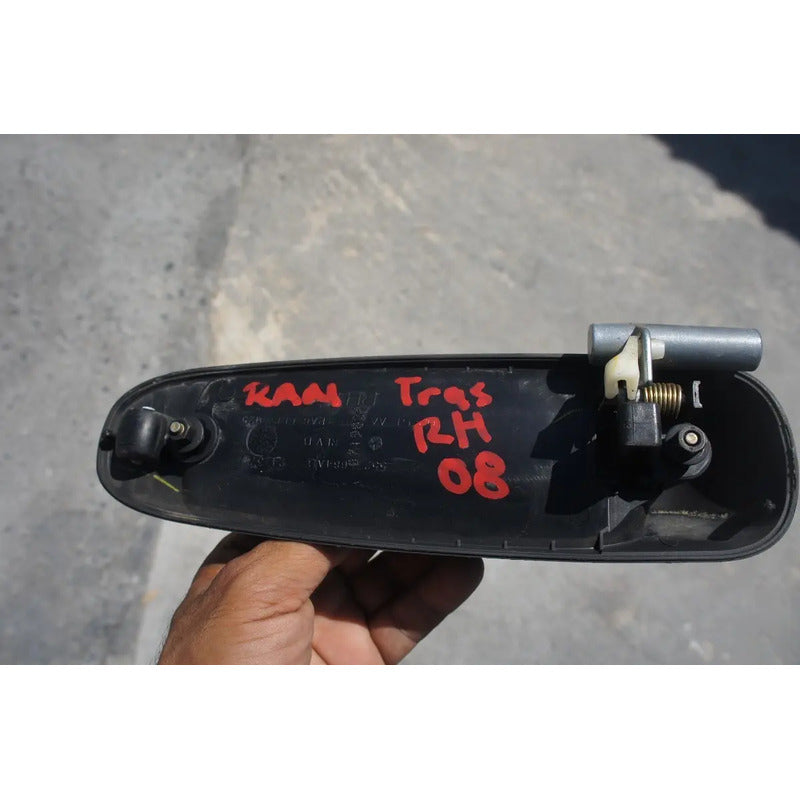 Manija De Puerta Trasera Derecha Exterior Para Dodge Ram 2002, 2003, 2004, 2005, 2006, 2007, 2008 - Original Negro Trasera