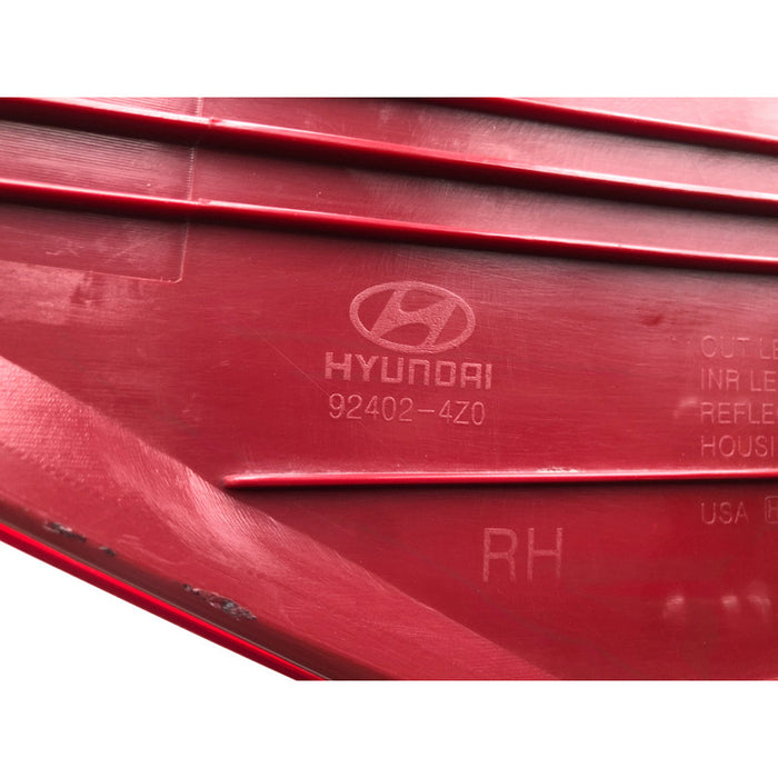 Calavera Derecha Original Santa Fe 2013 2014 2015 2016 Derecho/pasajero Rojo