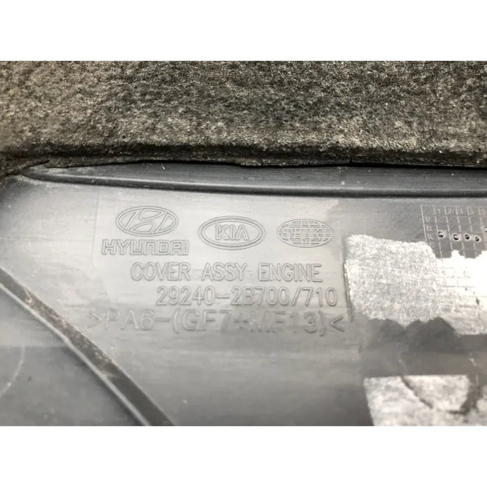 Cubierta De Motor Para Ioniq 2017 Motor 1.6 Lts Original