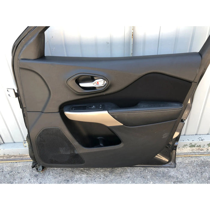 Puerta Delantera Derecha Para Jeep Cherokee 2014, 2015, 2016, 2017, 2018, 2019, 2020, 2021, 2022 (completa) Delantera Derecha Negro