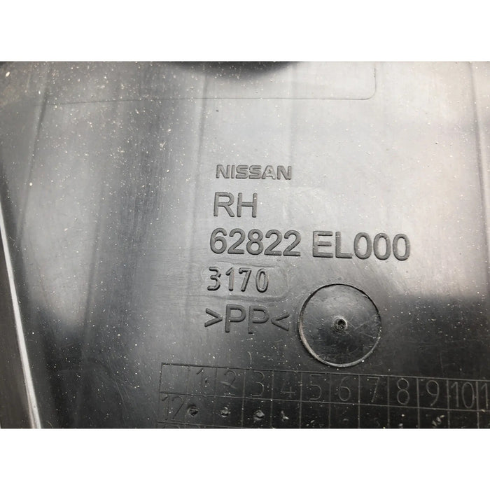 Desviador De Aire Derecho Para Nissan Tiida 2007, 2008, 2009, 2010, 2011, 2012, 2013, 2014, 2015, 2016, 2017, 2018