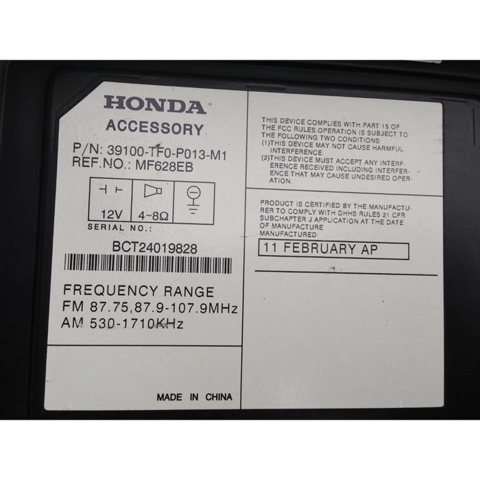 Autoestereo Estereo Radio Original Para Honda Fit 2012