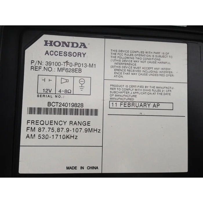 Autoestereo Estereo Radio Para Honda Fit 2012 (original)