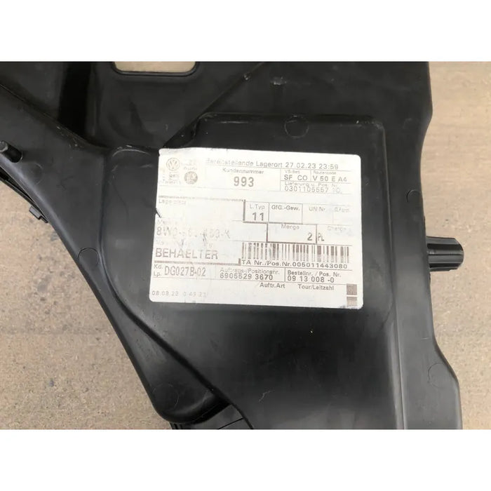 Deposito Limpia Parabrisas Para Audi A4 2017, 2018, 2019, 2020, 2021 Original