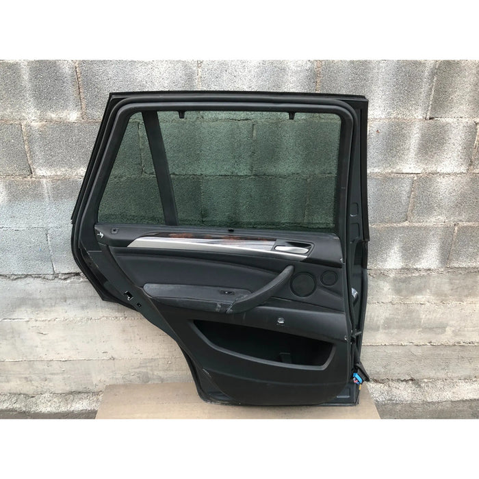 Puerta Trasera Izquierda Bmw X5 Del 2007 2008 2009 2010 2011 2012 2013 Trasera Izquierdo Gris Oscuro