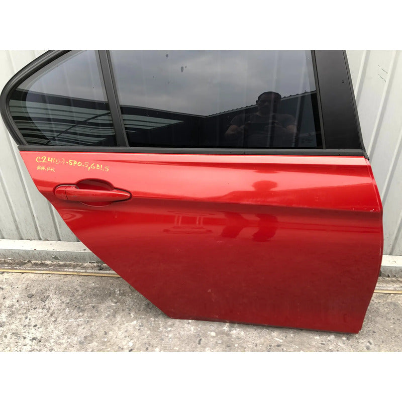 Puerta Trasera Derecha Para Bmw 320, Serie 3 2015, 2016, 2017, 2018 Trasera Derecho Rojo