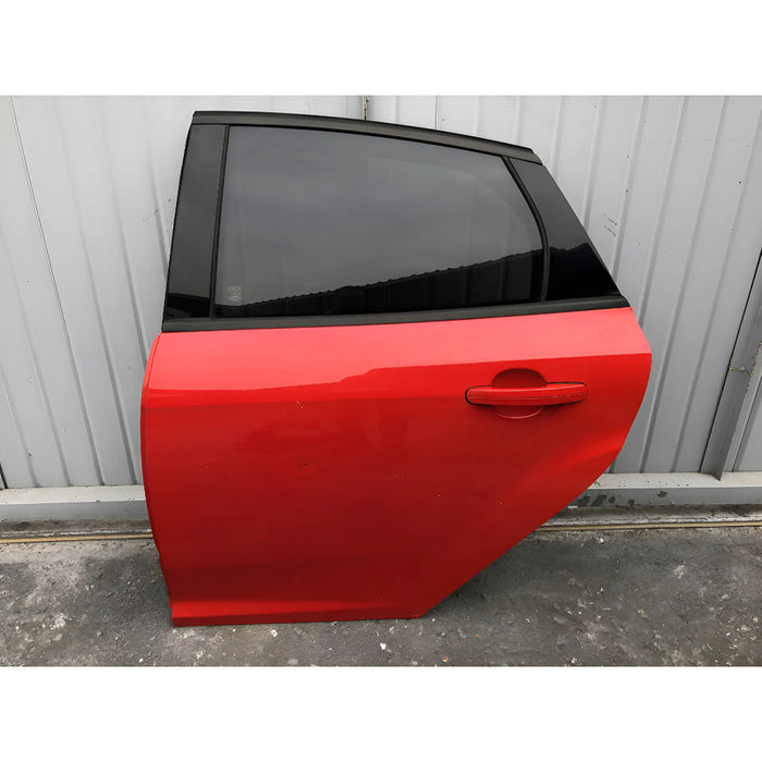 Puerta Trasera Izquierda Para Ford Focus 2012 2013 2014 2015 2016 2017 2018 Roja Original Trasera Izquierdo Rojo