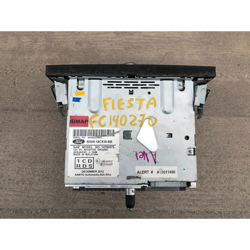 Autoestereo Radio Para Ford Fiesta Ikon 2012, 2013, 2014, 2015 (original)
