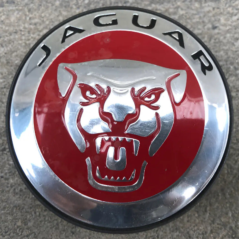 Copa Centro De Rin para Jaguar Xe 2017, 2018, 2019, 2020 $ X Pieza Rojo