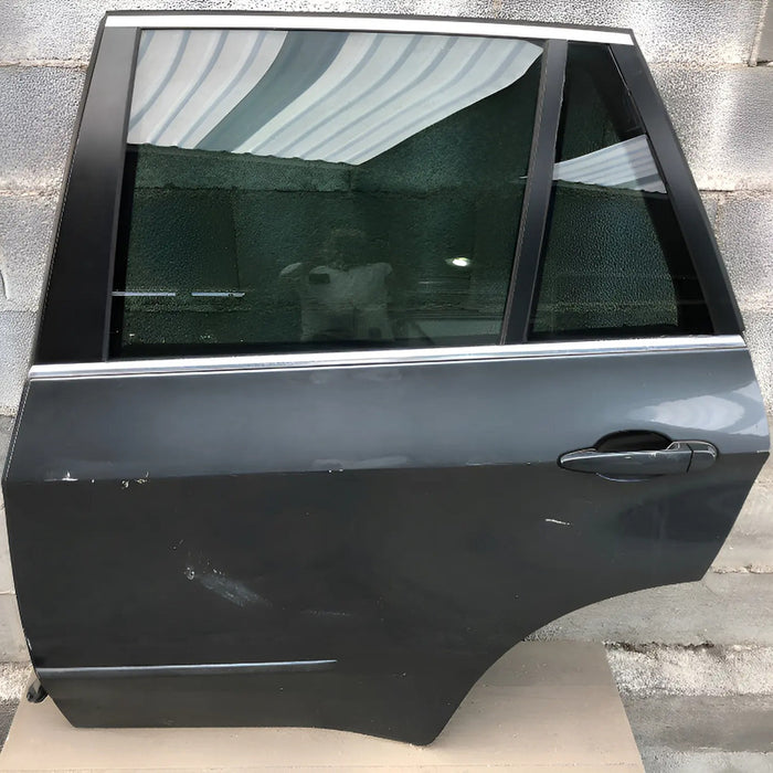 Puerta Trasera Izquierda Bmw X5 Del 2007 2008 2009 2010 2011 2012 2013 Trasera Izquierdo Gris Oscuro
