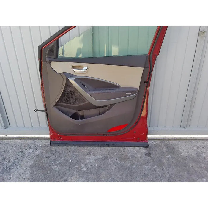Puerta Delantera Derecha Original Para Santa Fe 2013, 2014, 2015, 2016, 2017, 2018 Delantera Derecho Rojo