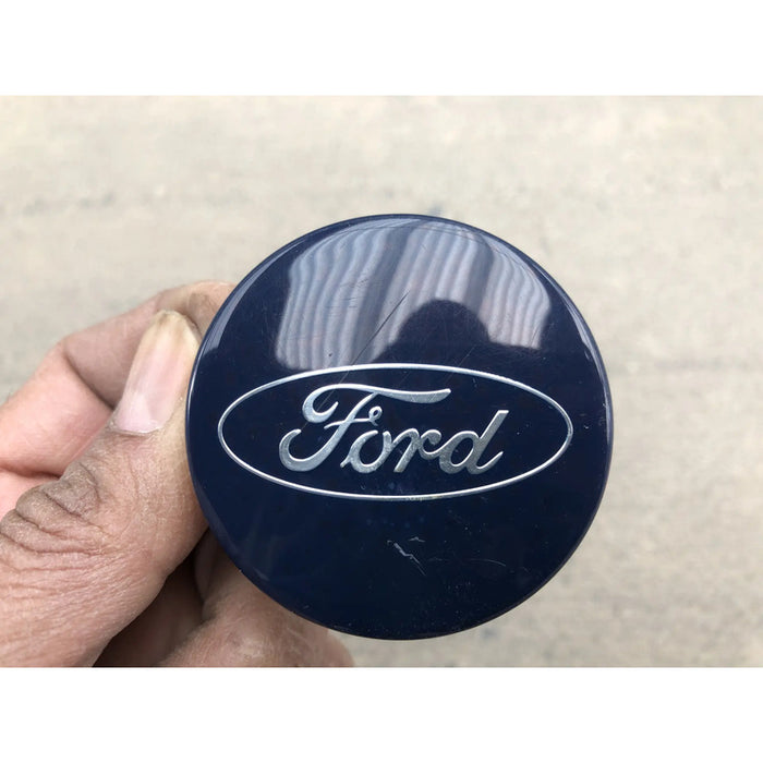 Copa Centro De Rin Ford Focus 2012 Al 2018 $ X Pieza Azul Oscuro (con Logo Blanco)