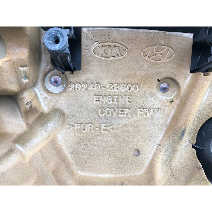 Cubierta De Motor Para Accent 2012, 2013, 2014, 2015, 2016, 2017 (1.6 Litros) Original