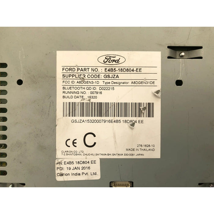 Autoestereo Radio Con Cd Para Ford Figo 2016, 2017, 2018 (original)