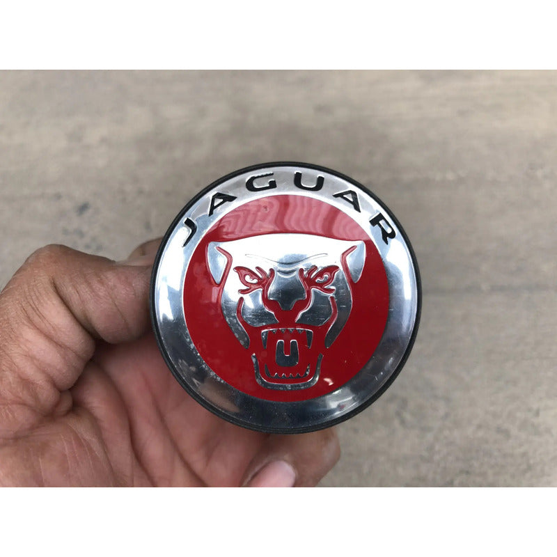 Copa Centro De Rin para Jaguar Xe 2017, 2018, 2019, 2020 $ X Pieza Rojo