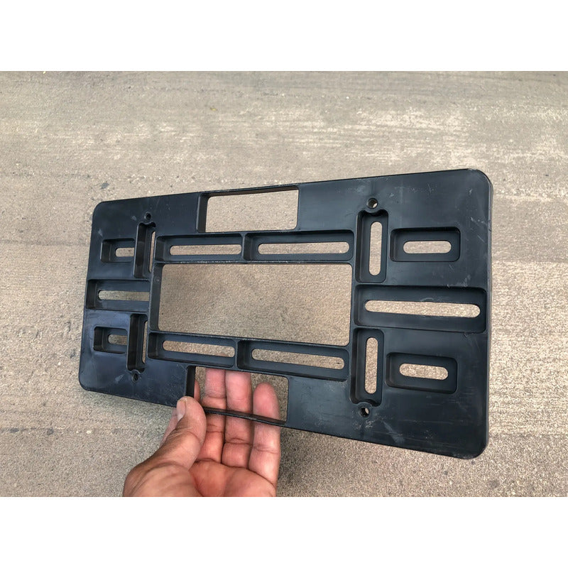 Porta Placas Delantero Para Nissan Maxima 2016, 2017, 2018 - Original Negro