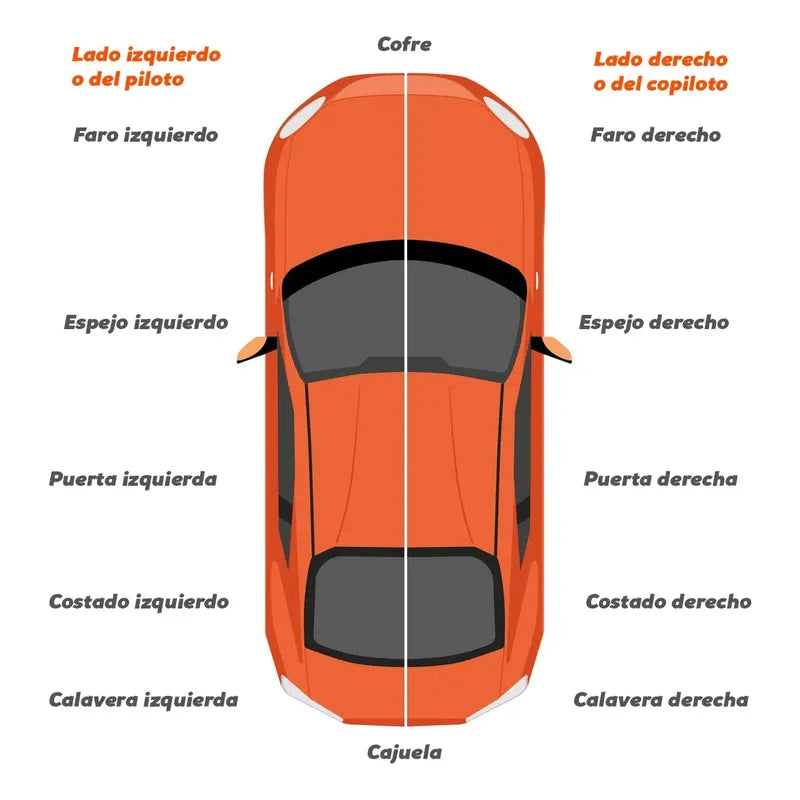 Bolsa Aire Cortina Derecha para Lincoln Mks 2009, 2010, 2011, 2012, 2013, 2014, 2015, 2016 Original