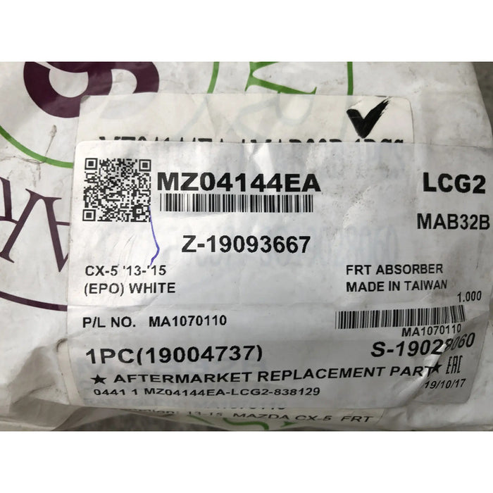 Anti-impacto Relleno Delantero Mazda Cx5, Cx-5 2013-2016 Blanco