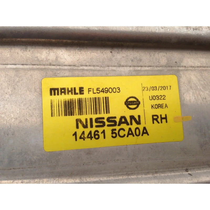 Radiador De Intercooler Derecho Para Infiniti Q50 2016, 2017, 2018, 2019, 2020 Motor 3.0