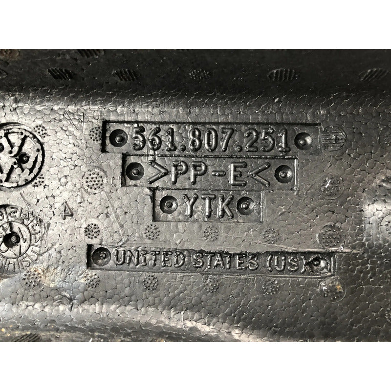 Anti-impacto Trasero para Volkswagen Passat 2012, 2013, 2014 2015 Negro