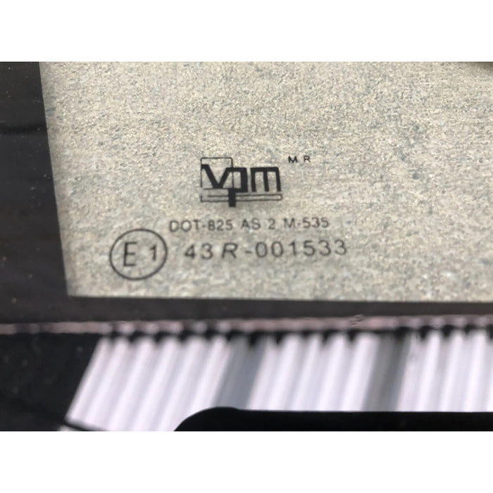 Aleta Vidrio De Puerta Para Delantera Derecha Volkswagen Golf 2015, 2016, 2017, 2018, 2019, 2020