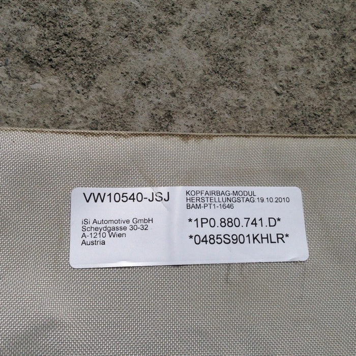 Bolsa De Aire Cortina Derecha Seat Leon 2009-2013 Original