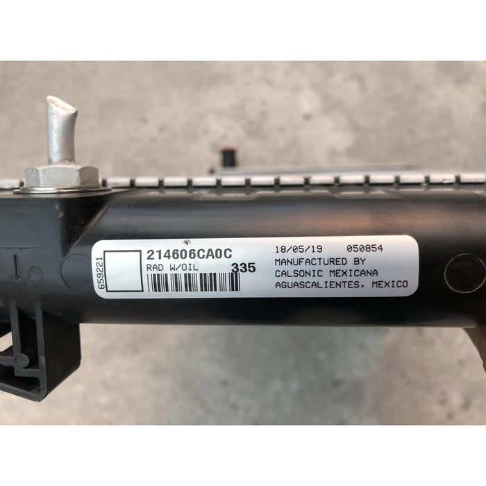 Radiador Original Para Nissan Altima 2019, 2020, 2021, 2022, 2023, 2024, 2025 - Motor 2.5 Litros, 4 Cilindros