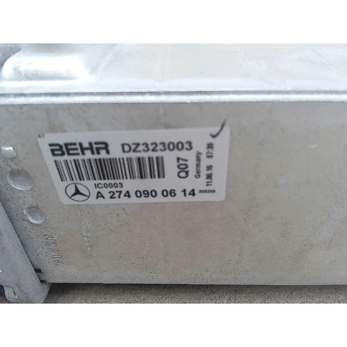 Radiador De Intercooler Para Mercedes Benz C300 2015, 2016, 2017, 2018, 2019, 2020 (motor 2.0 Litros) Original