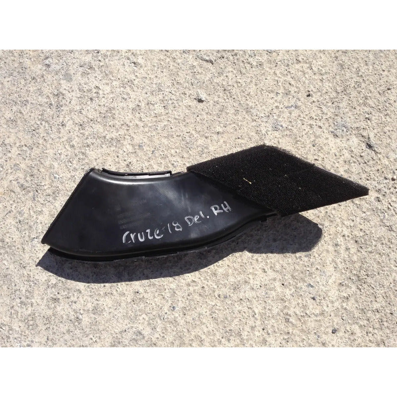 Toma De Aire Frontal Derecha para Chevrolet Cruze 2016, 2017, 2018 Negro