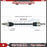 Junta Homocinetica Trasera Izquierda Para Mazda Cx7 2007, 2008, 2009, 2010, 2011, 2012 Original
