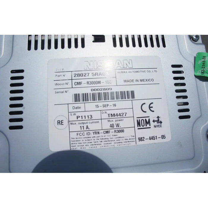 Autoestereo Radio Para Nissan Kicks 2017, 2018, 2019, 2020 (original)