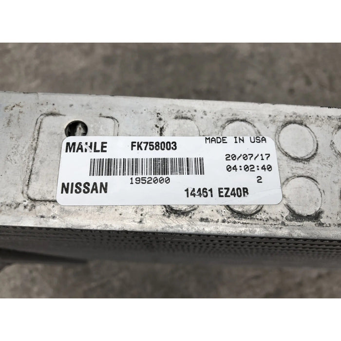 Radiador De Intercooler Para Nissan Titan Xd 2016, 2017, 2018, 2019 - Motor 5.0, Original
