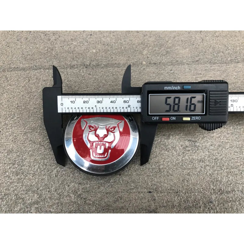 Copa Centro De Rin para Jaguar Xe 2017, 2018, 2019, 2020 $ X Pieza Rojo