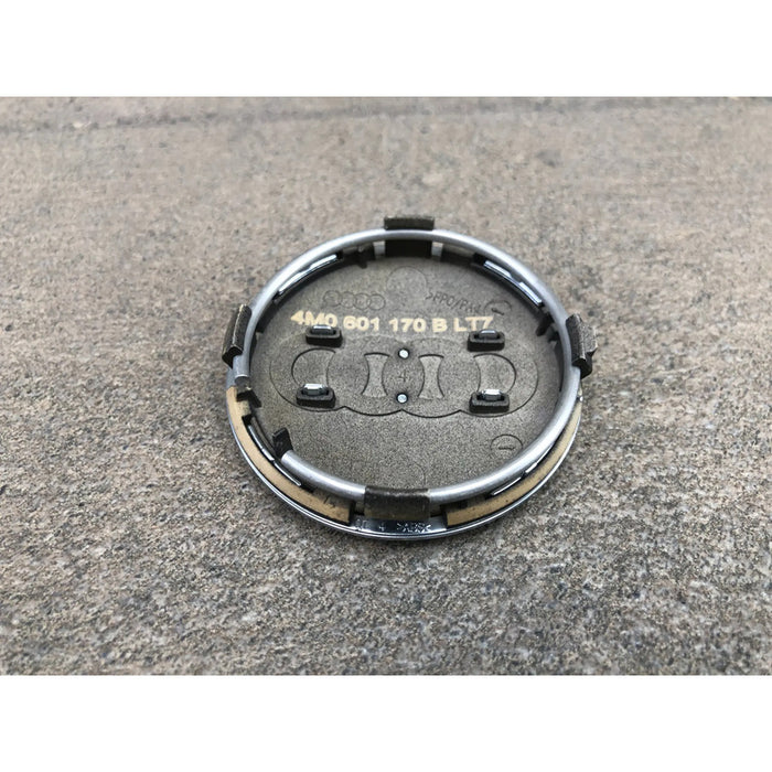 Copa Centro, Tapon De Rin Para Audi A4, A3, A8, A6 2.75 Pulgadas - Precio Por Pieza - Original Gris