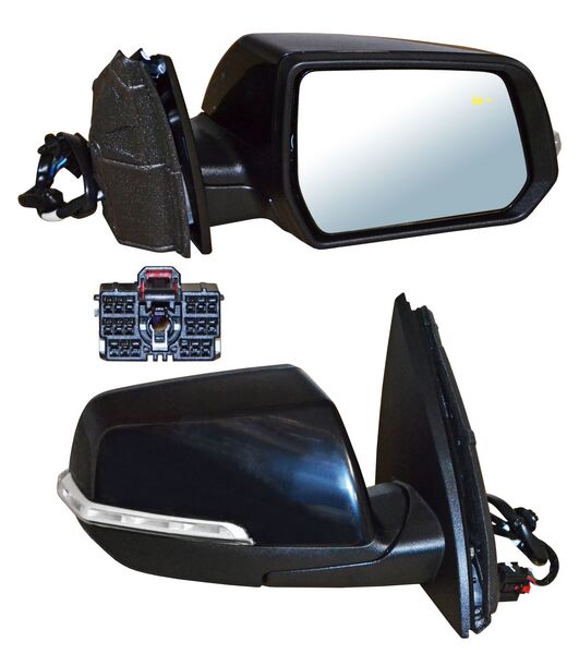 Espejo para GMC Acadia 2020, 2021, 2022, 2023 - Electrico, Para Pintar, con Direccional, con Sensor Punto Ciego, con Desempañador, de 7 Pines - Derecho