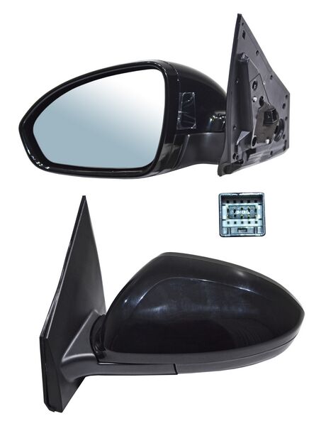 Espejo para Chevrolet Cavalier 2022, 2023, 2024 Rs Electrico, Para Pintar, 8 Pines - Izquierdo