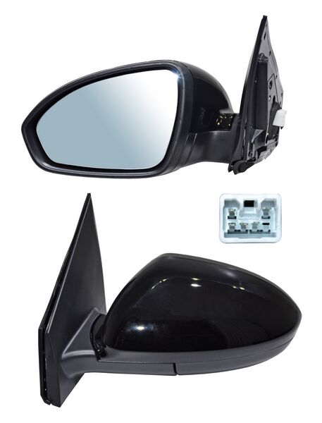 Espejo para Chevrolet Cavalier 2022, 2023, 2024 - Electrico, Para Pintar, de 5 Pines - Izquierdo