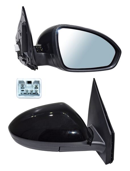 Espejo para Chevrolet Cavalier 2022, 2023, 2024 - Electrico, Para Pintar, de 5 Pines - Derecho