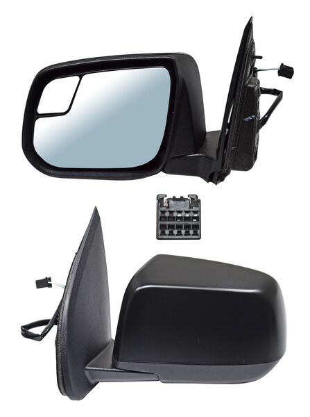 Espejo para Chevrolet Colorado 2016, 2017, 2018, 2019, 2020, 2021, 2022 Electrico, Para Pintar, 3 Pines - Izquierdo