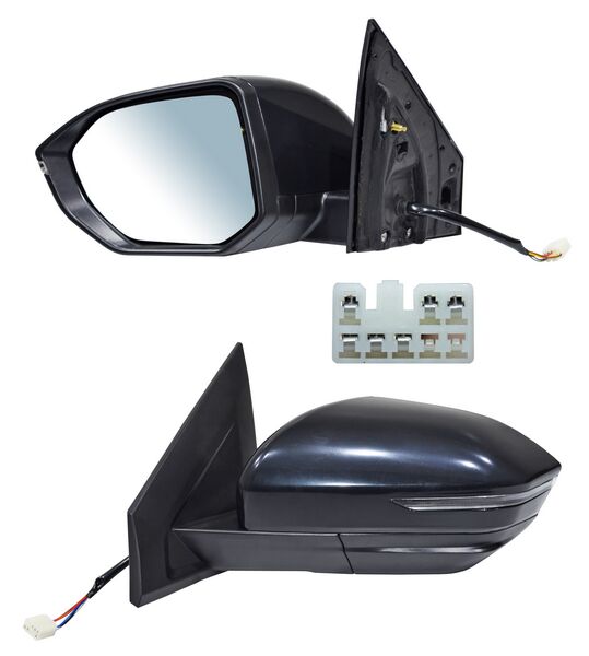 Espejo para Chevrolet Captiva 2022, 2023, 2024, 2025, 2026 - Electrico, Para Pintar, con Direccional, con Desempañador, 6 Pines Izquierdo