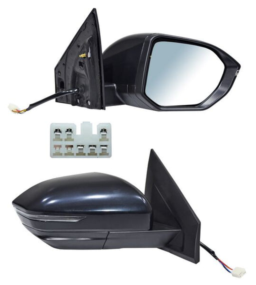 Espejo para Chevrolet Captiva 2022, 2023, 2024, 2025, 2026 - Electrico, Para Pintar, con Direccional, con Desempañador, 6 Pines Derecho