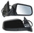 Espejo para Chevrolet Equinox 2016, 2017 & para GMC Terrain 2011, 2012, 2013, 2014, 2015 - Electrico con Desempañador, Para Pintar, de 5 Pines - Derecho