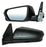 Espejo para Chevrolet Equinox/ para GMC Terrain/ Denali 2018, 2019, 2020, 2021 - Electrico, Texturizado, con Desempañador, de 5 Pines - Izquierdo