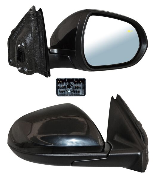 Espejo para Buick Encore 2020, 2021, 2022 - Electrico, Para Pintar, con Sensor Punto Ciego, con Memoria, con Desempañador, 10 Pines - Derecho