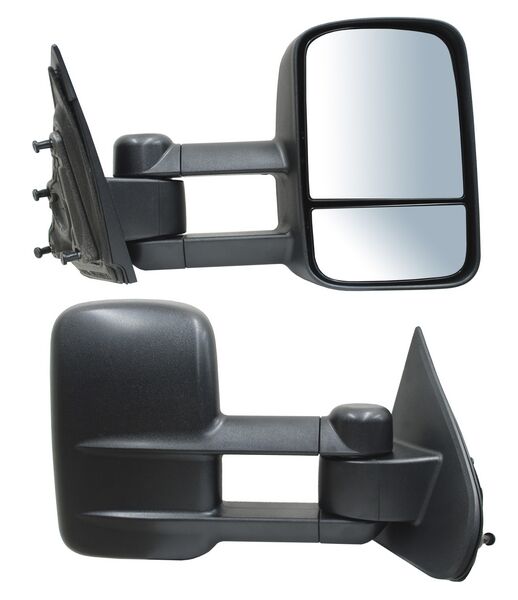 Espejo para Camioneta Chevrolet 2014, 2015, 2016, 2017, 2018 & Sierra Sin Control Texturizado, Telescopico Derecho