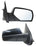 Espejo para Camioneta Chevrolet/ Sierra 2014, 2015, 2016, 2017, 2018 Con Control Manual para Pintar, Ssv/ Wt/ Ltz/ Base, Ls/ Lt/ Sle/ Slt . Derecho