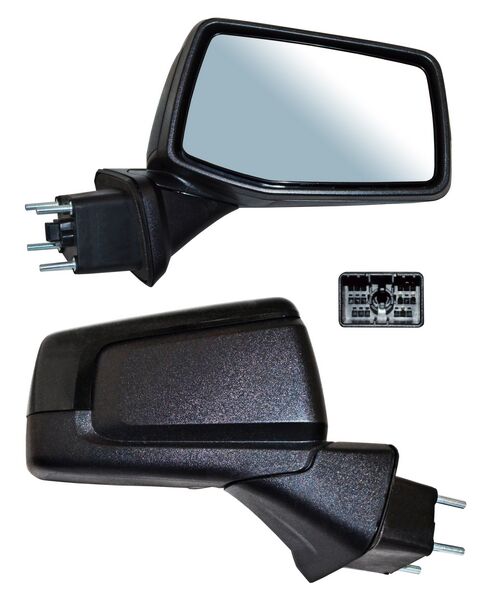 Espejo para Camioneta Chevrolet 1500 Silverado 2019, 2020, 2021, 2022, 2023, 2024, 2025 - Electrico, Para Pintar, con Desempañador, con Sensor Temp 5 Pines - Derecho