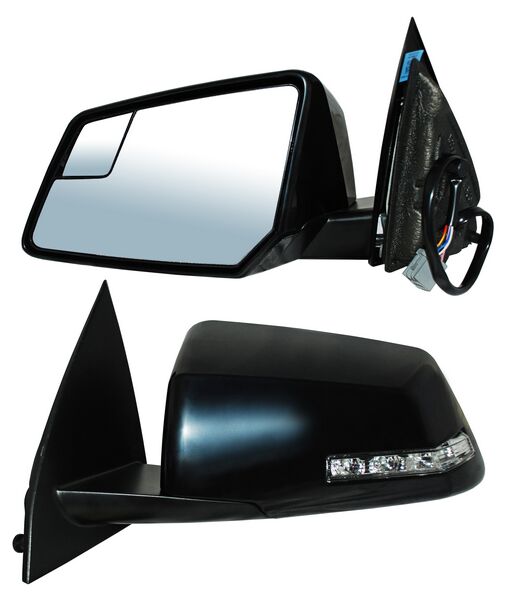 Espejo para Chevrolet Traverse 2009, 2010, 2011, 2012, 2013, 2014, 2015, 2016, 2017/ para GMC Acadia 2007, 2008, 2009, 2010, 2011, 2012, 2013, 2014, 2015, 2016 Electrico con Direccional, con Punto Ciego, de 7 Pines - Izquierdo
